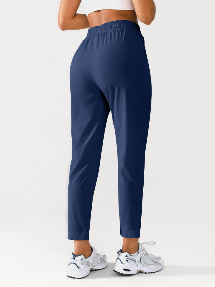 Women's Tapered Pants with Side Pockets