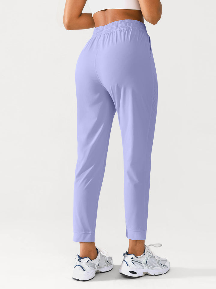 Women's Tapered Pants with Side Pockets
