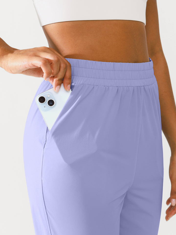 Women's Tapered Pants with Side Pockets