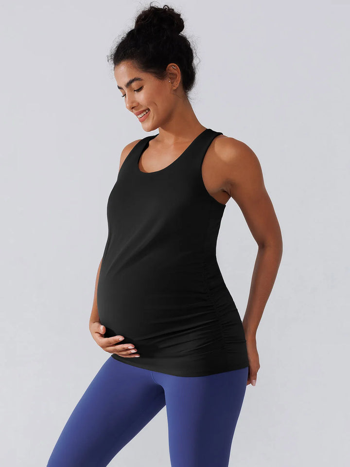Maternity Tank Tops with Shelf Bra