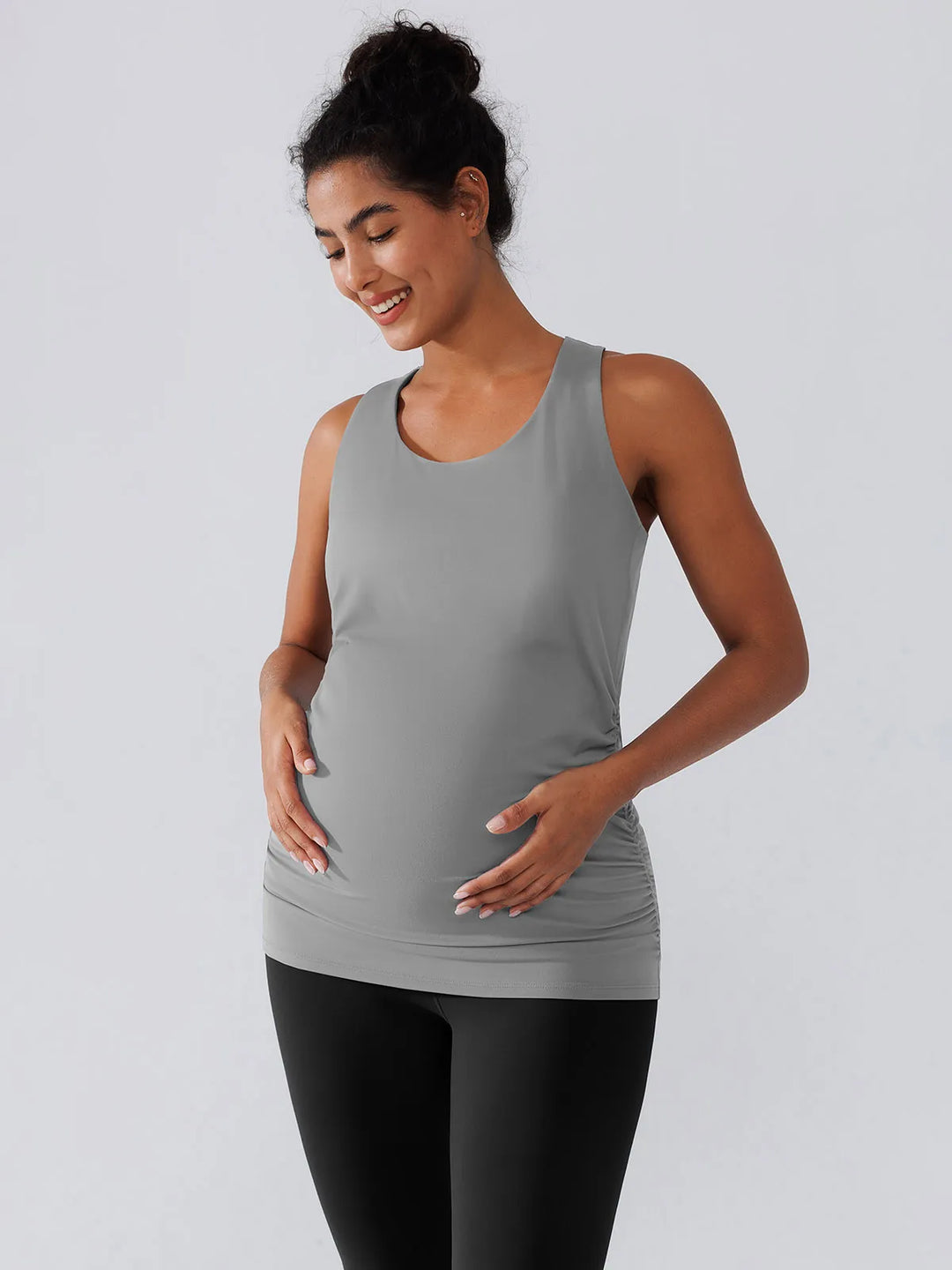 Maternity Tank Tops with Shelf Bra