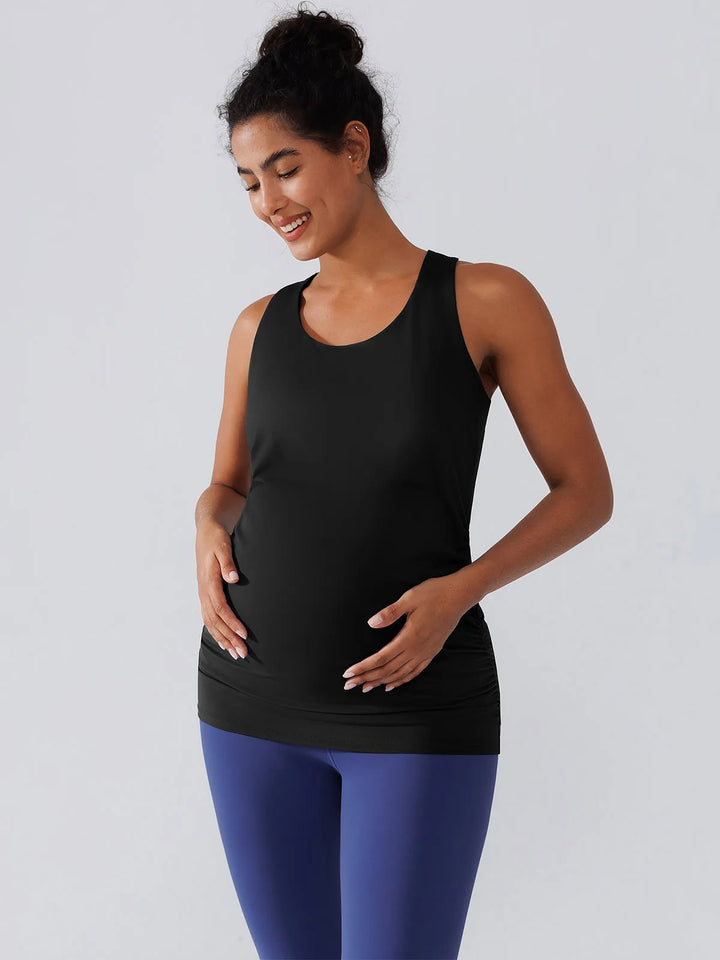 Maternity Tank Tops with Shelf Bra