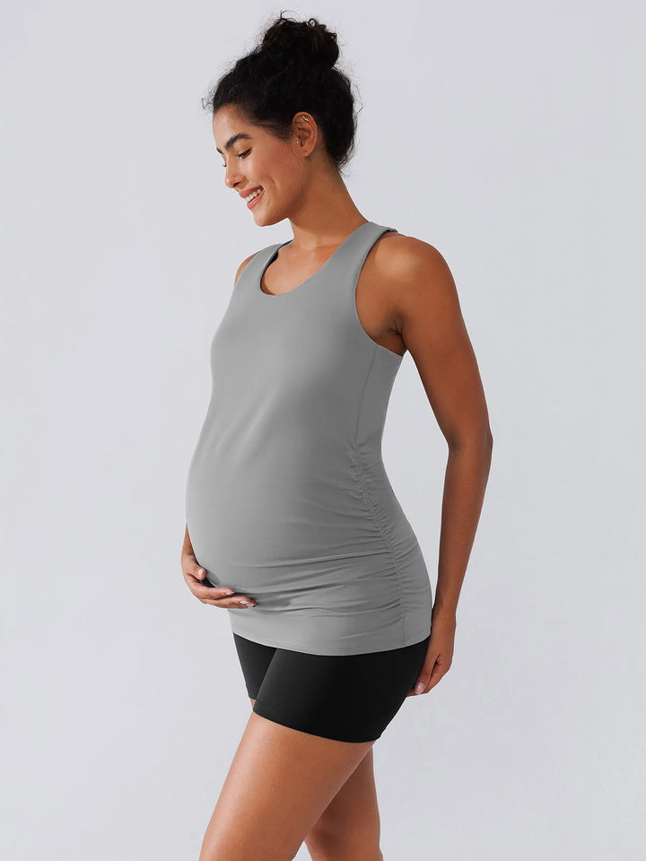 Maternity Tank Tops with Shelf Bra
