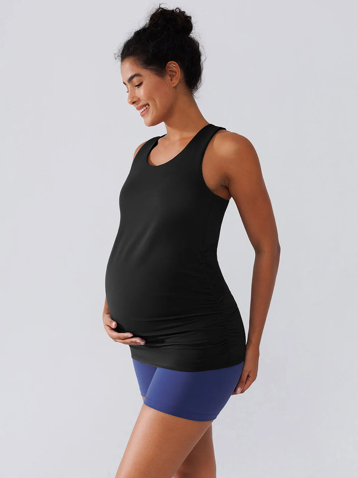 Maternity Tank Tops with Shelf Bra