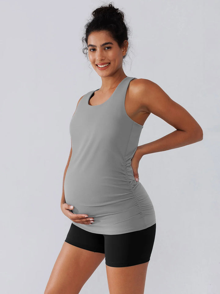 Maternity Tank Tops with Shelf Bra
