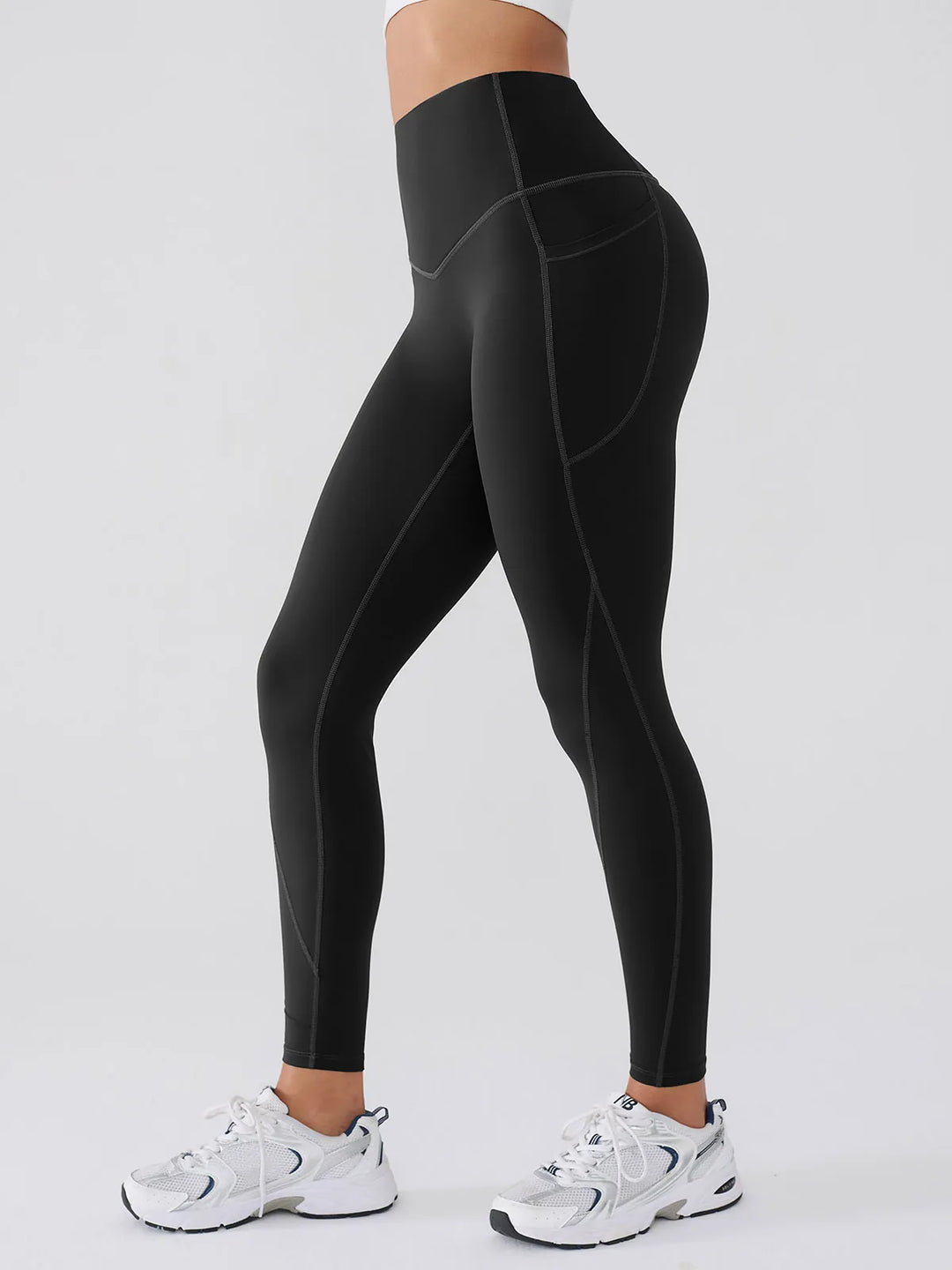 BrxlGrit™ Tummy Control High Waisted Workout Leggings with Pockets
