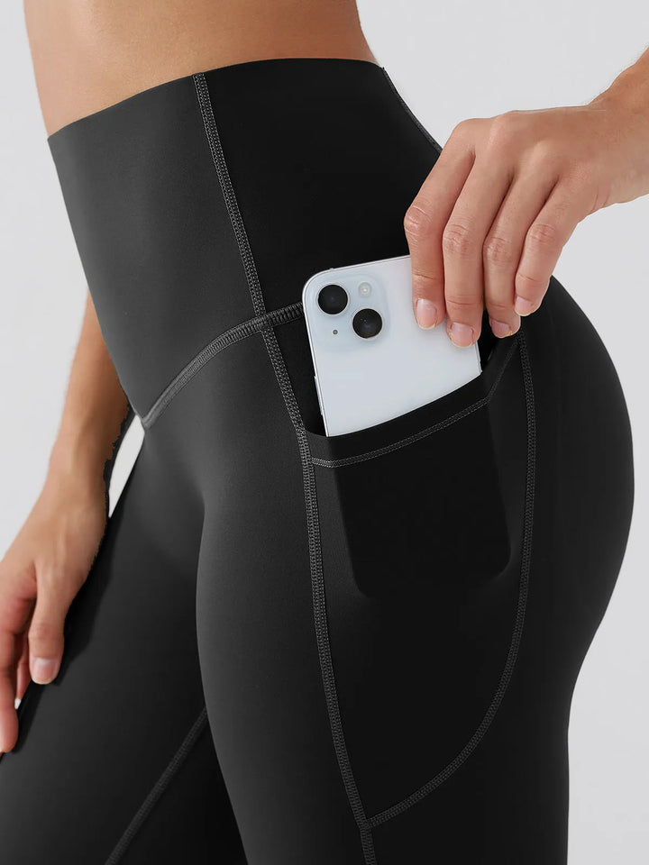 BrxlGrit™ Tummy Control High Waisted Workout Leggings with Pockets
