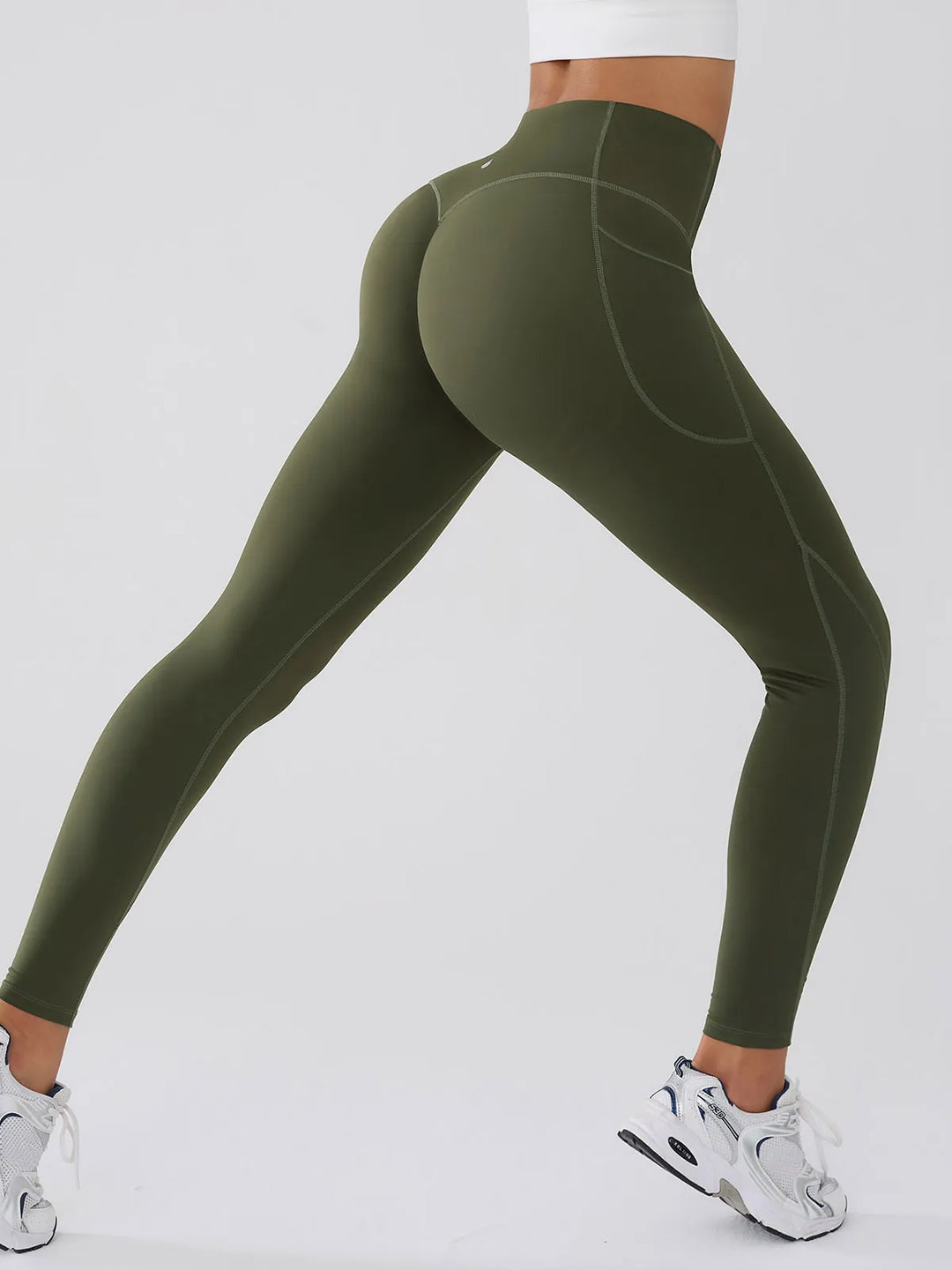 BrxlGrit™ Tummy Control High Waisted Workout Leggings with Pockets