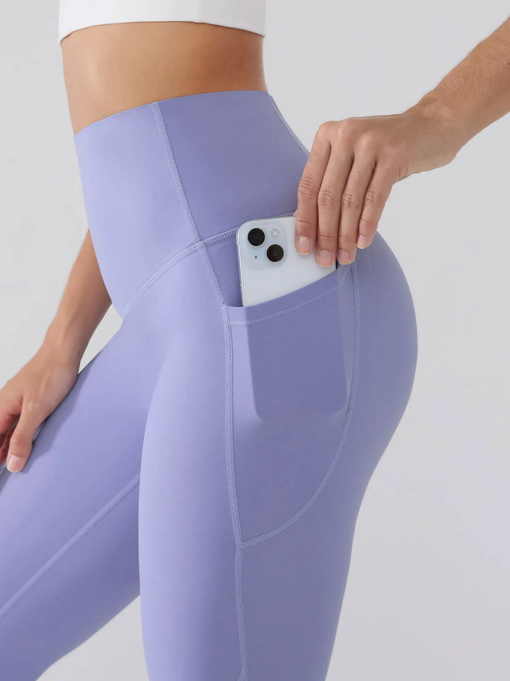BrxlGrit™ Tummy Control High Waisted Workout Leggings with Pockets