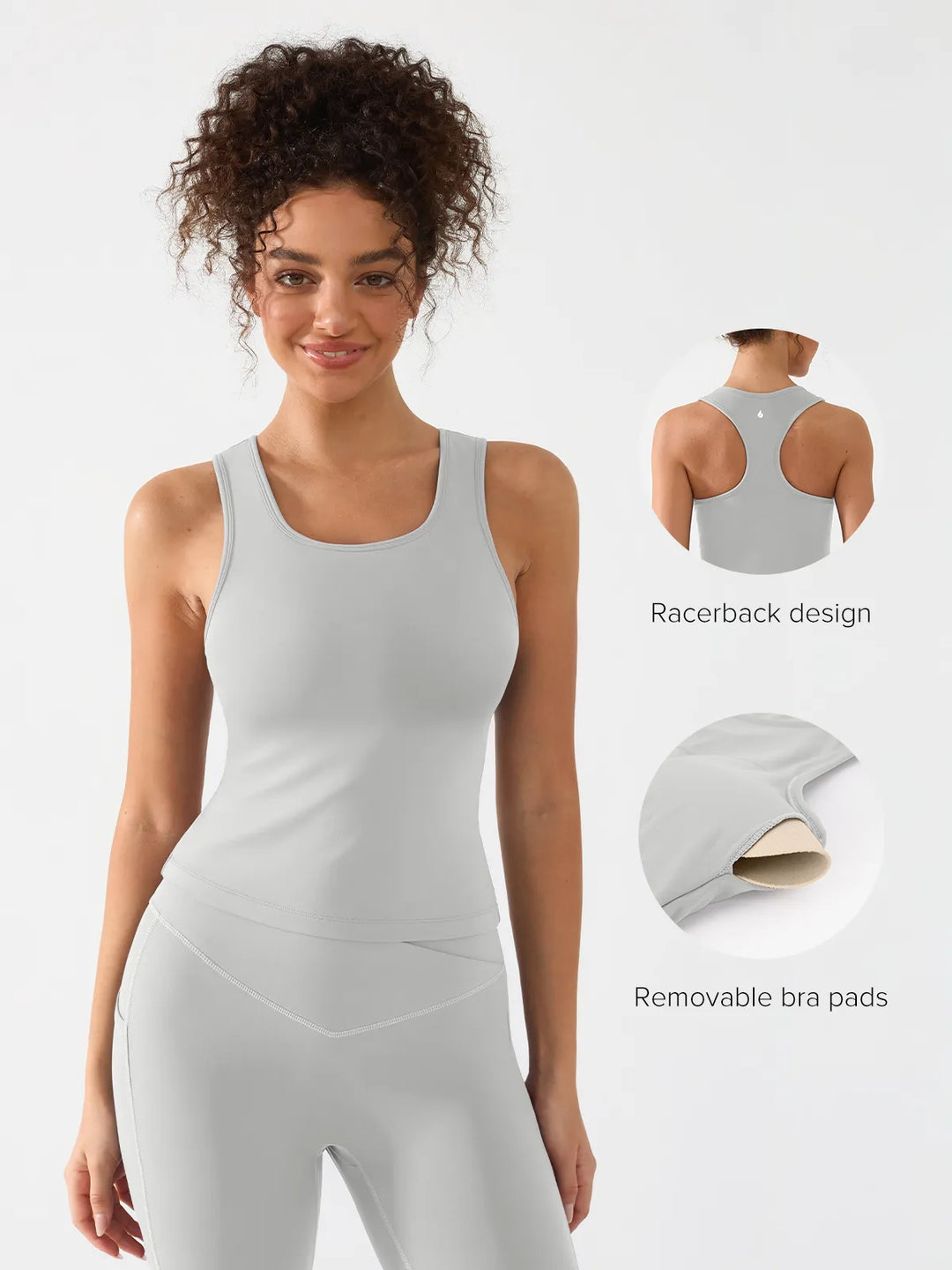 BrxlZero™ Yoga Racerback Tank Tops