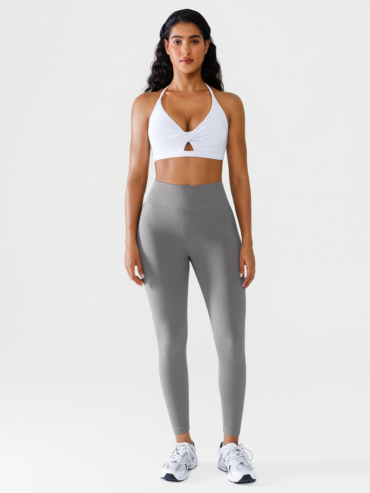 Seamless Butt Scrunch Spandx Leggings With Tummy Control
