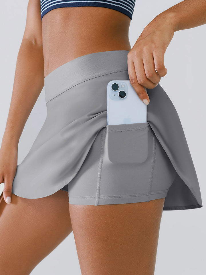 Flowy Athletic Skirt with Shorts