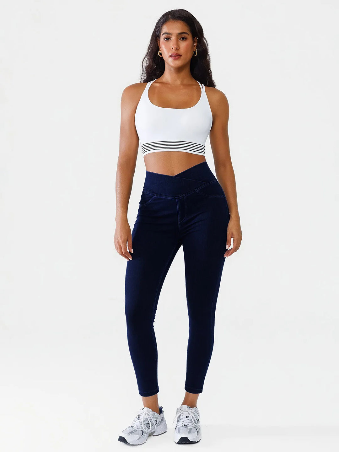 Seamless Low Impact Strappy Cross Back Bra
