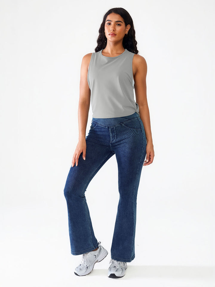 Athletic Crop Tank Top For Women