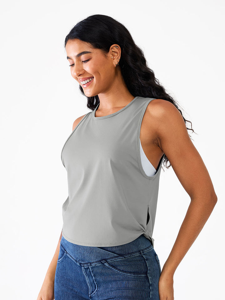 Athletic Crop Tank Top For Women