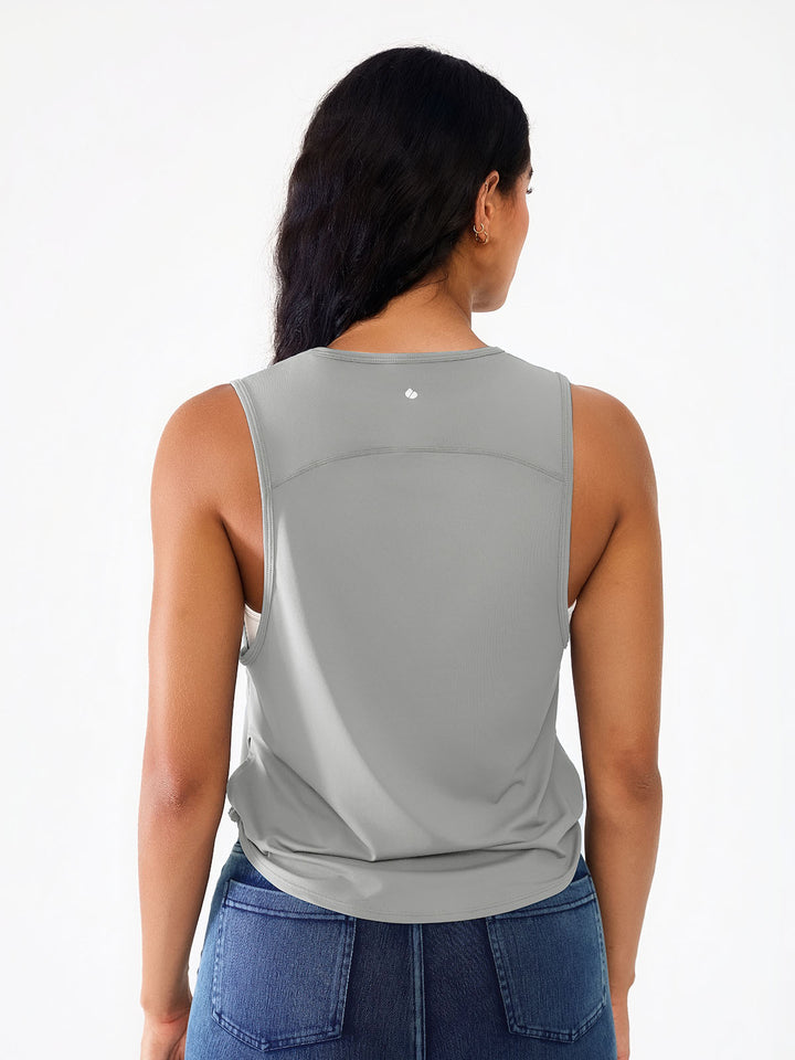 Athletic Crop Tank Top For Women