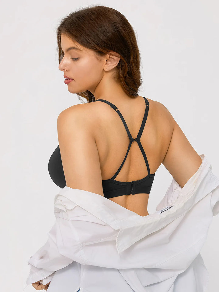 Convertible Strap Supportive Sports Bra