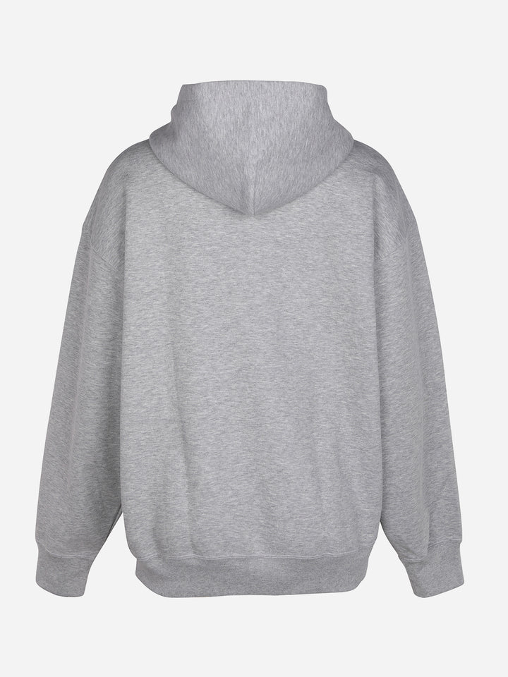 Oversized Hooded Pullover Fleece Hoodie