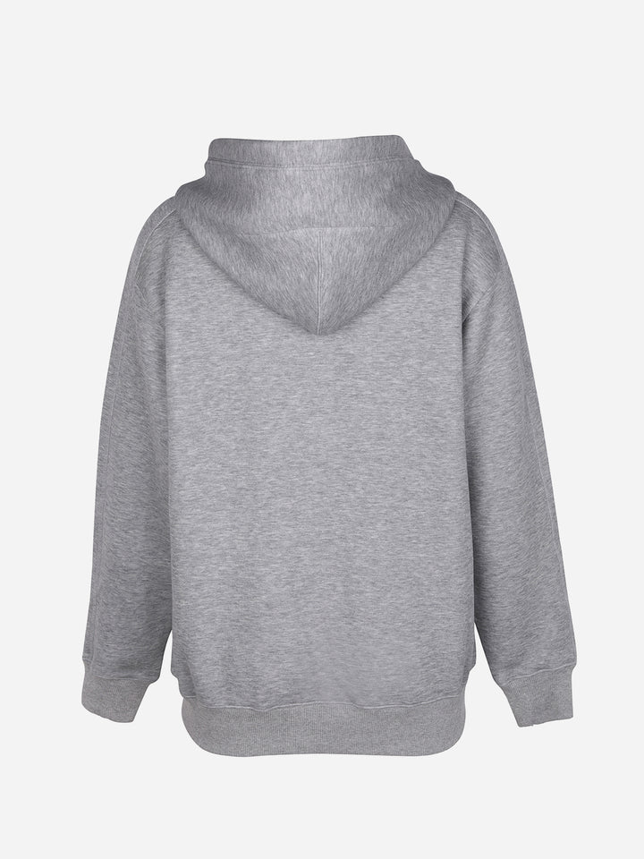 Classic Hooded Sweatshirt Cotton Zip Hoodie