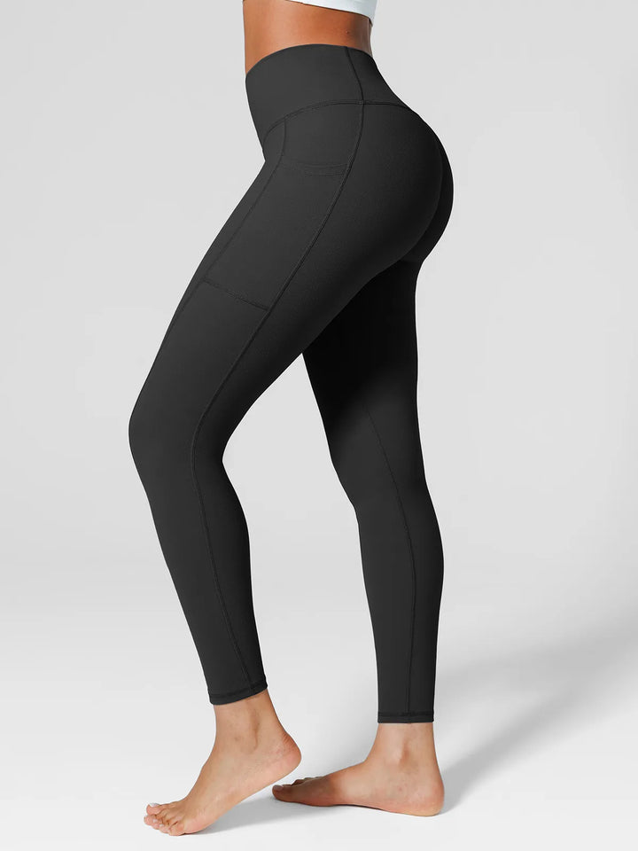 One Size Fits Most Sporty High-Waisted Leggings