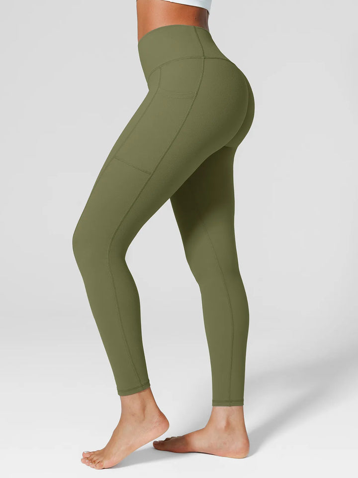 One Size Fits Most Sporty High-Waisted Leggings