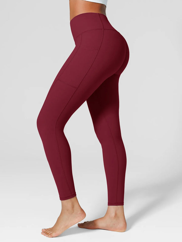 One Size Fits Most Sporty High-Waisted Leggings