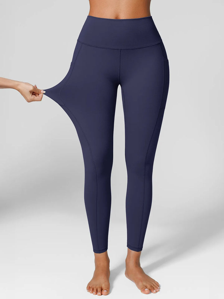 One Size Fits Most Sporty High-Waisted Leggings