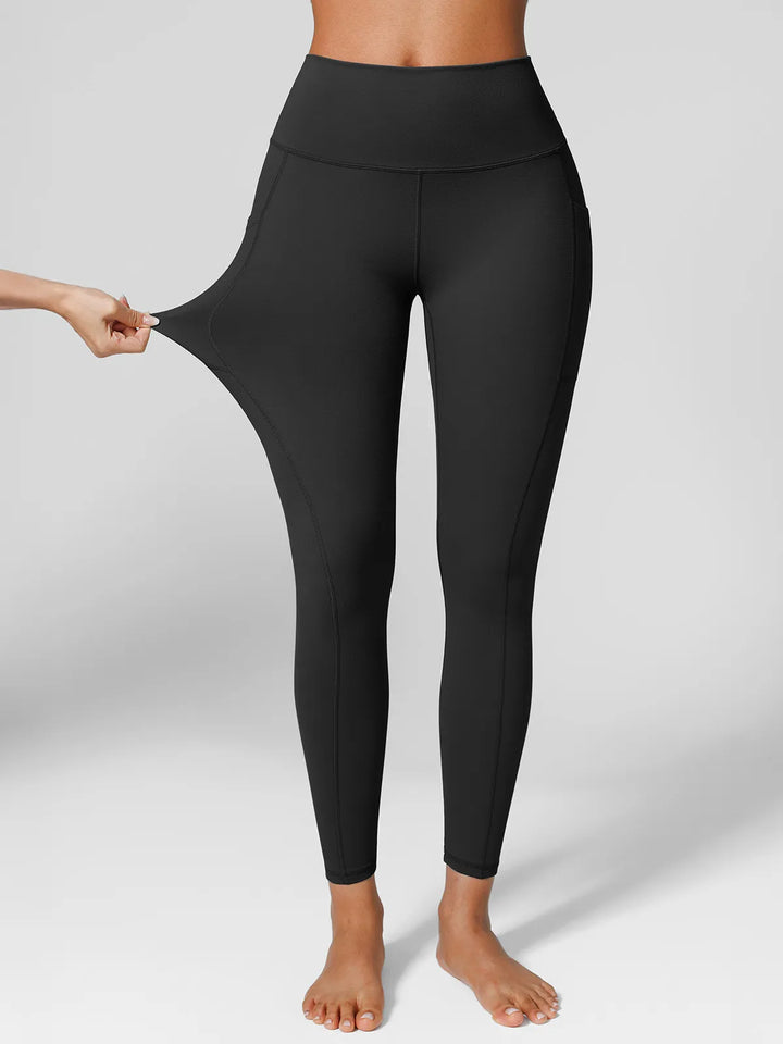 One Size Fits Most Sporty High-Waisted Leggings