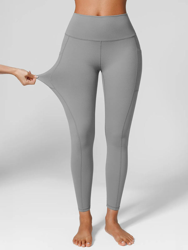 One Size Fits Most Sporty High-Waisted Leggings