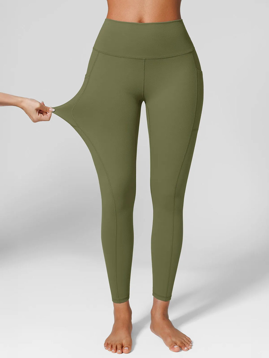One Size Fits Most Sporty High-Waisted Leggings