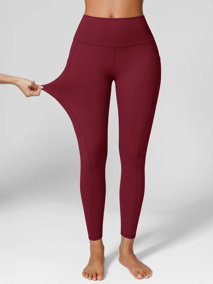 One Size Fits Most Sporty High-Waisted Leggings
