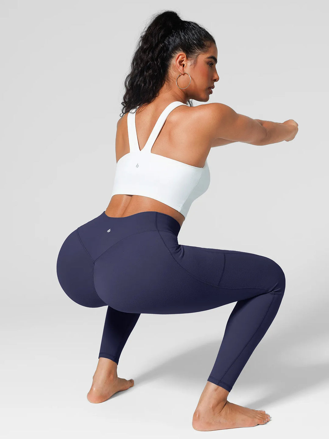 One Size Fits Most Sporty High-Waisted Leggings