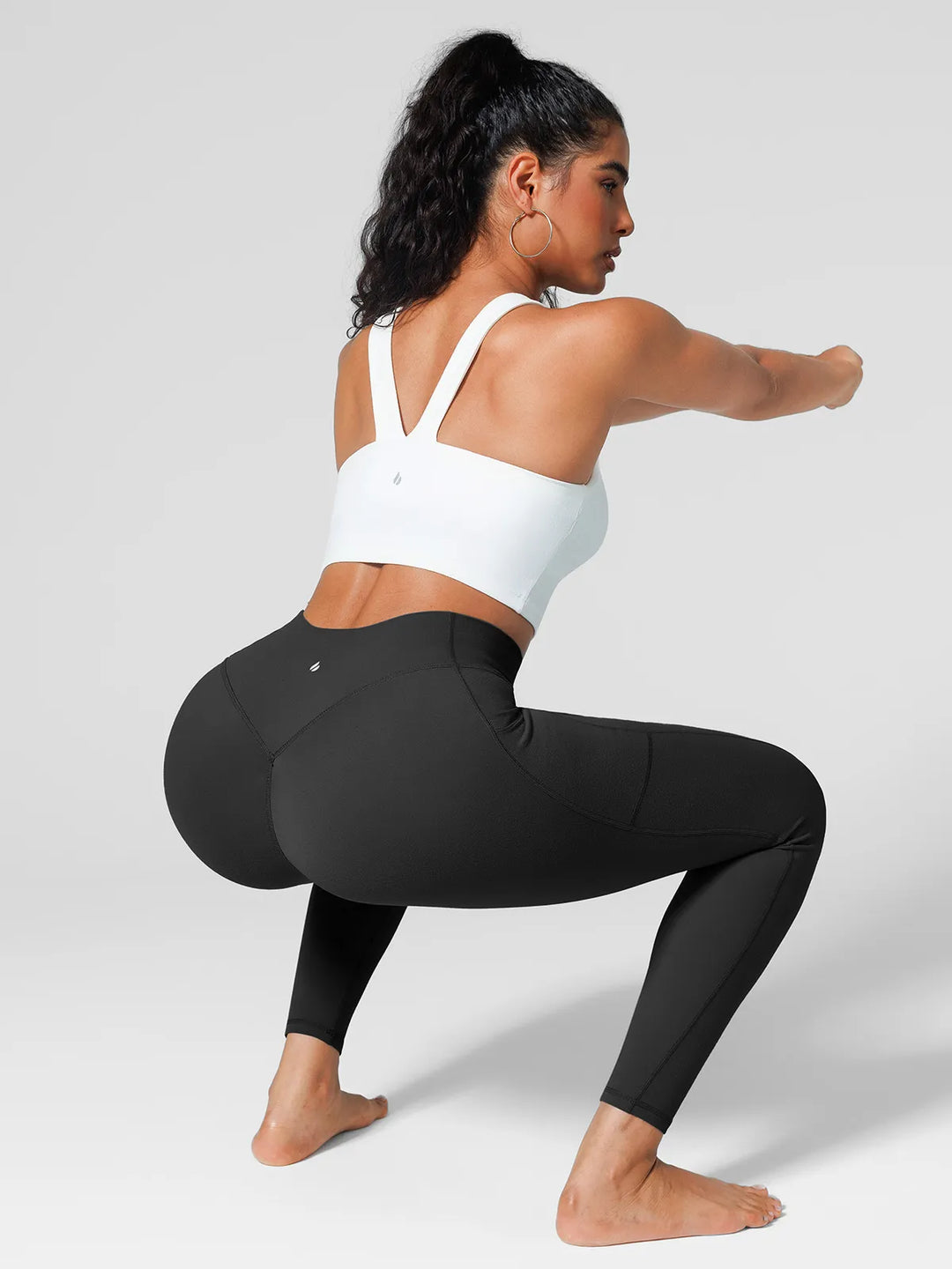One Size Fits Most Sporty High-Waisted Leggings