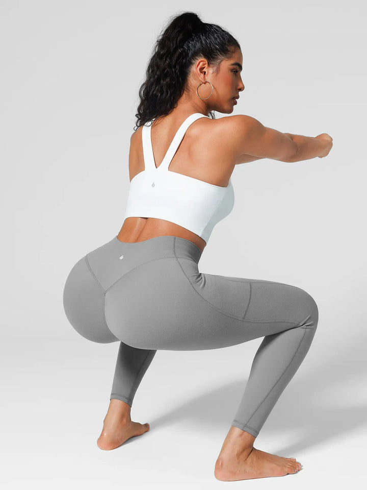 One Size Fits Most Sporty High-Waisted Leggings