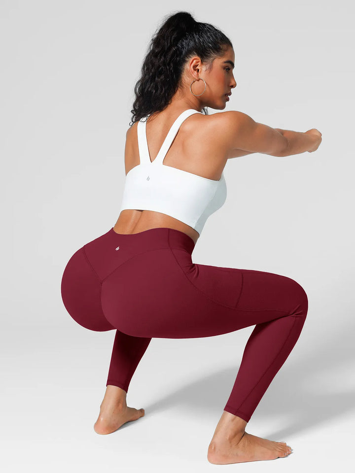 One Size Fits Most Sporty High-Waisted Leggings