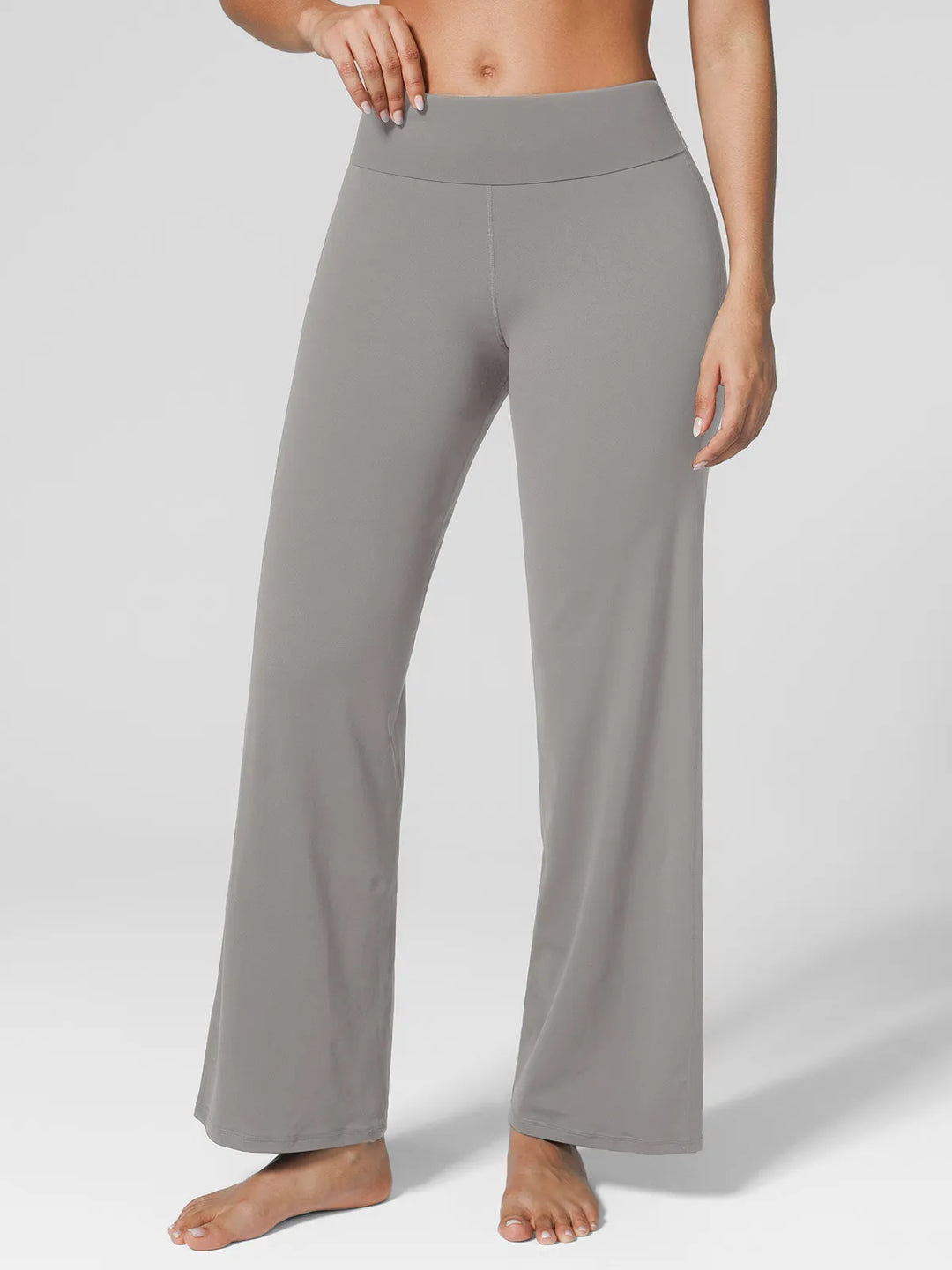 Tummy Control Wide Leg Activewear Leggings