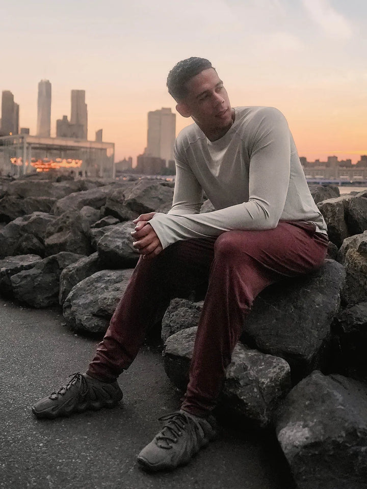 BrxlMen™ Long Sleeve Thumbhole Activewear Shirt