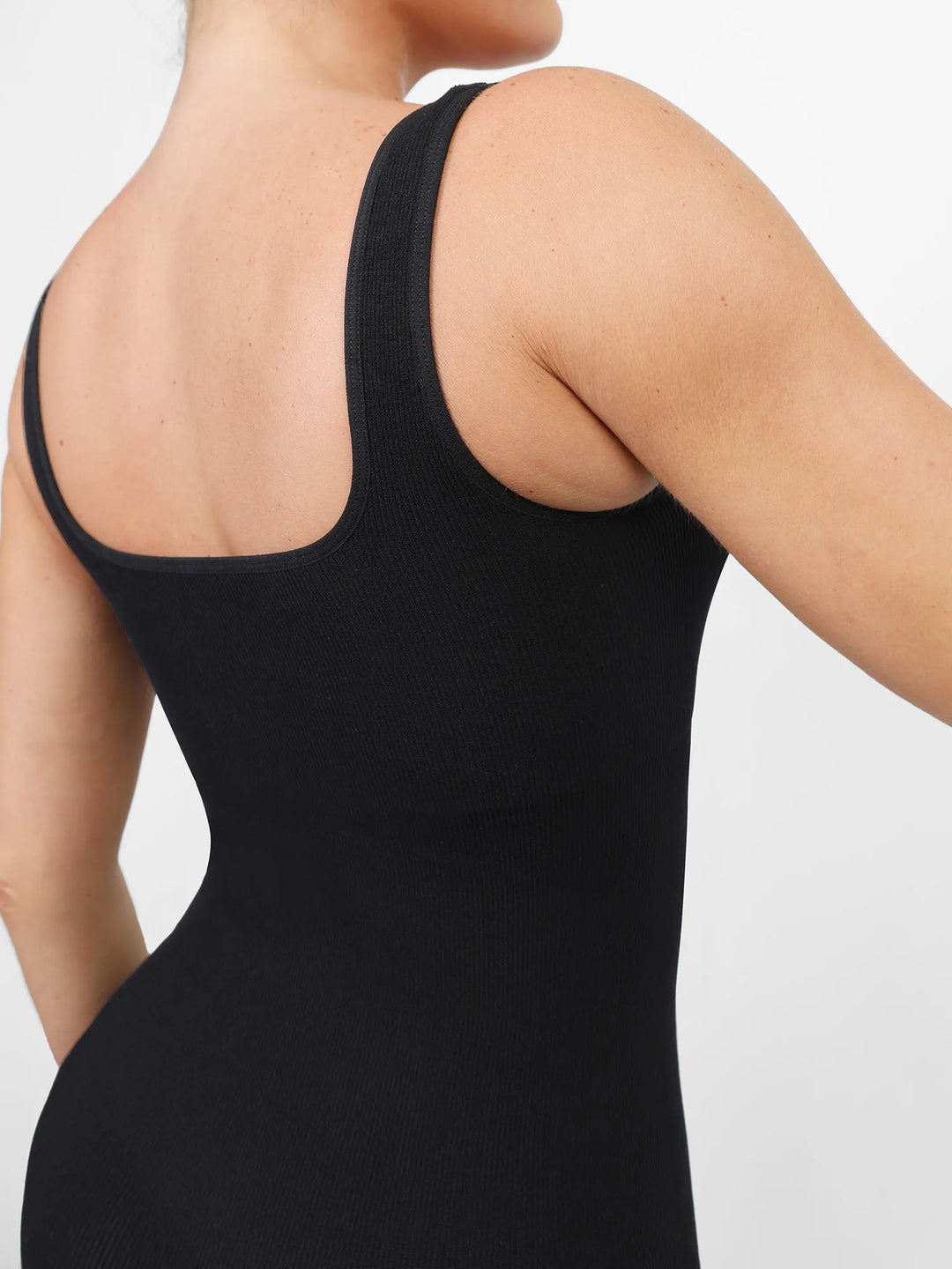 Seamless Square Neck Tummy Control Jumpsuits