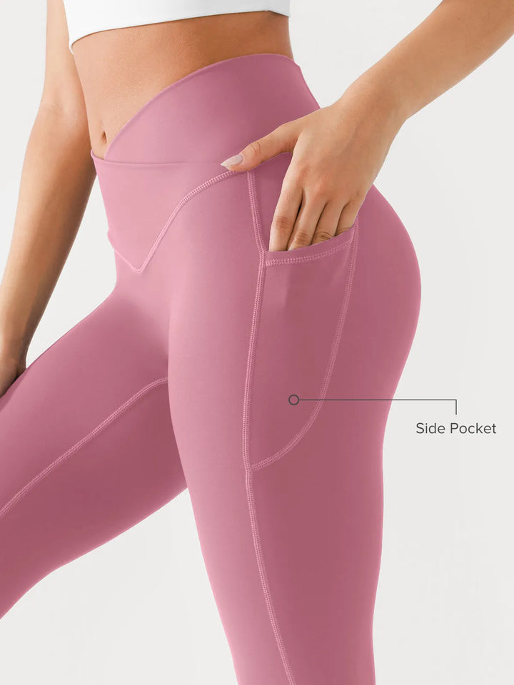 BRXL Crossover Waist Butt Scrunch Leggings