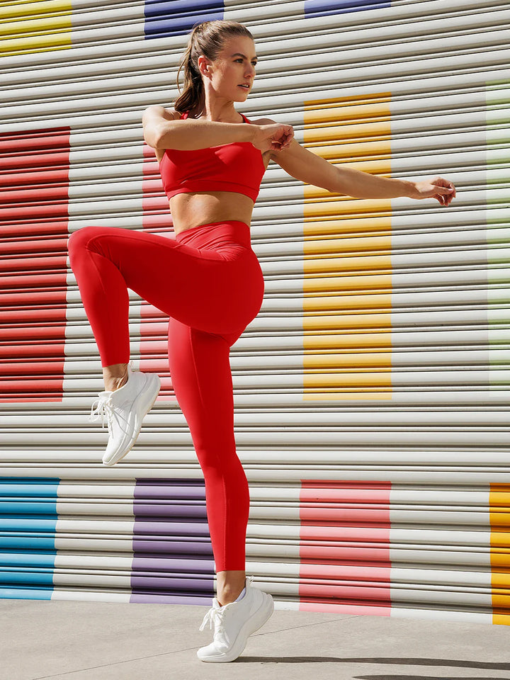 BrxlZero® High Rise Side Pockets Buttery Soft Yoga Leggings
