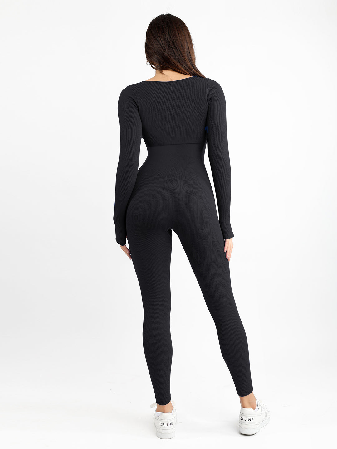 Seamless Square Neck Tummy Control Jumpsuits