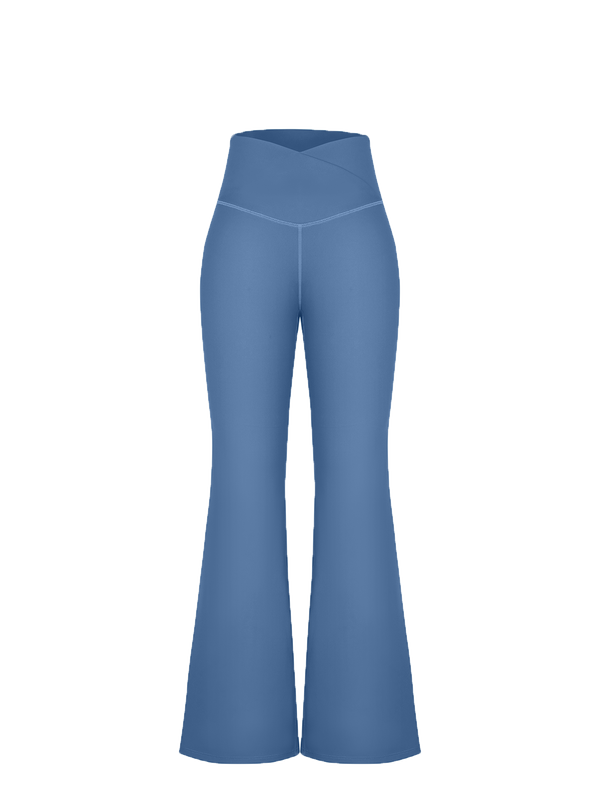 Crossover Flared Yoga Pants