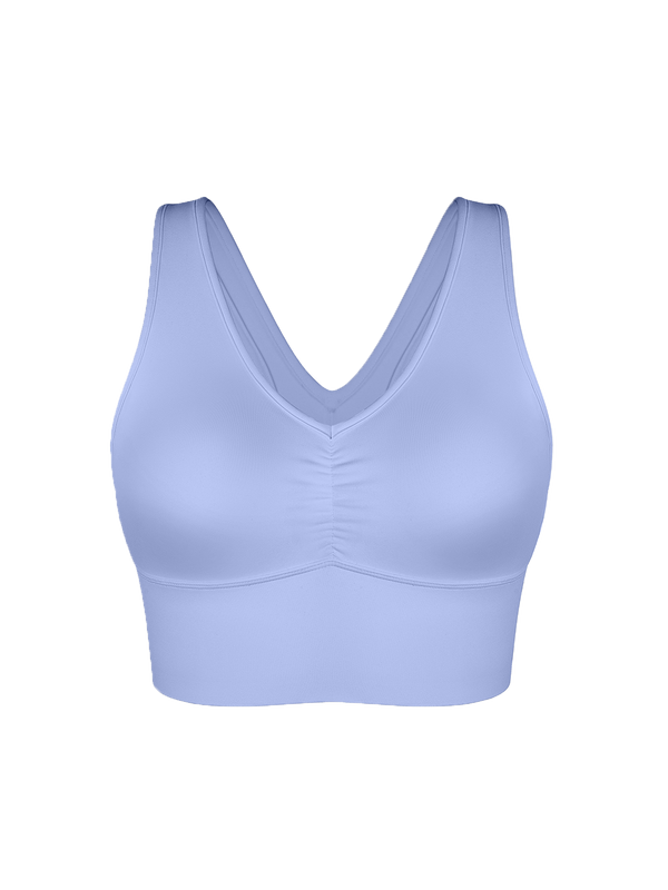 Racerback V Neck Yoga Sports Bra