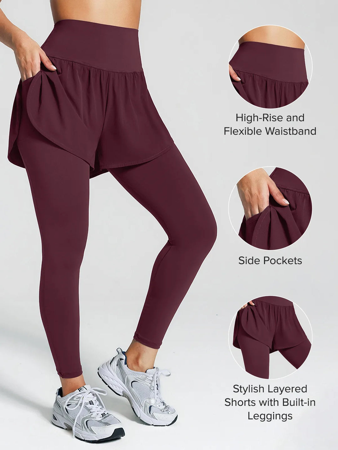 Layered Combo Short Leggings