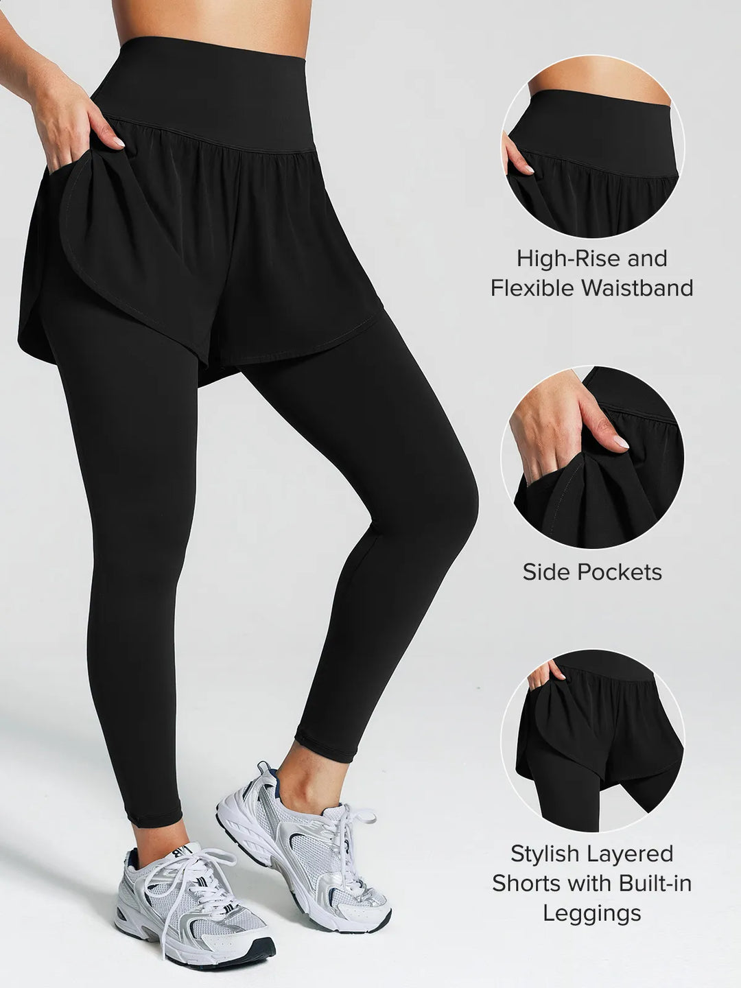 Layered Combo Short Leggings