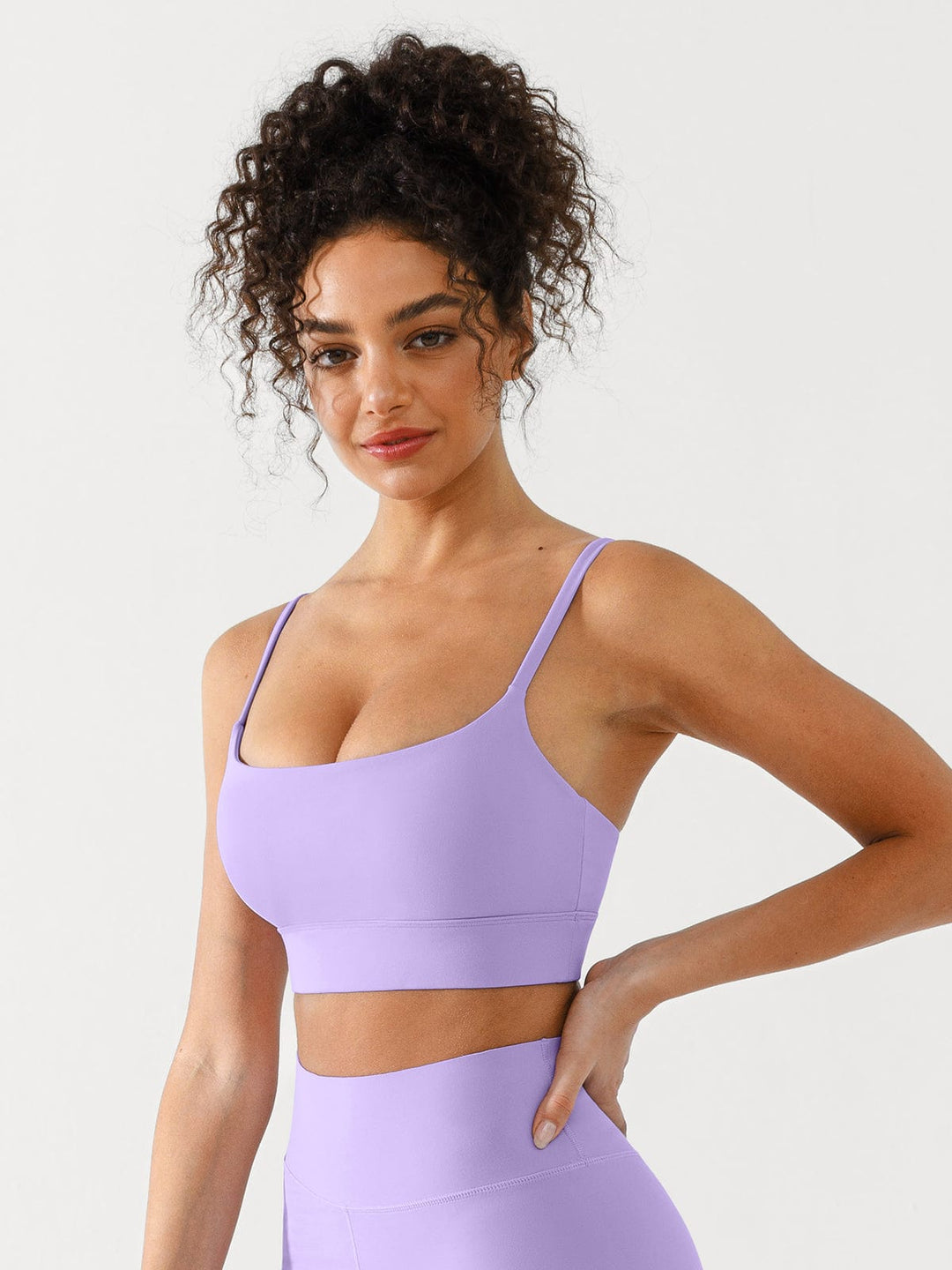 BRXL® Purple / XS Adjustable Medium Support Yoga Bra