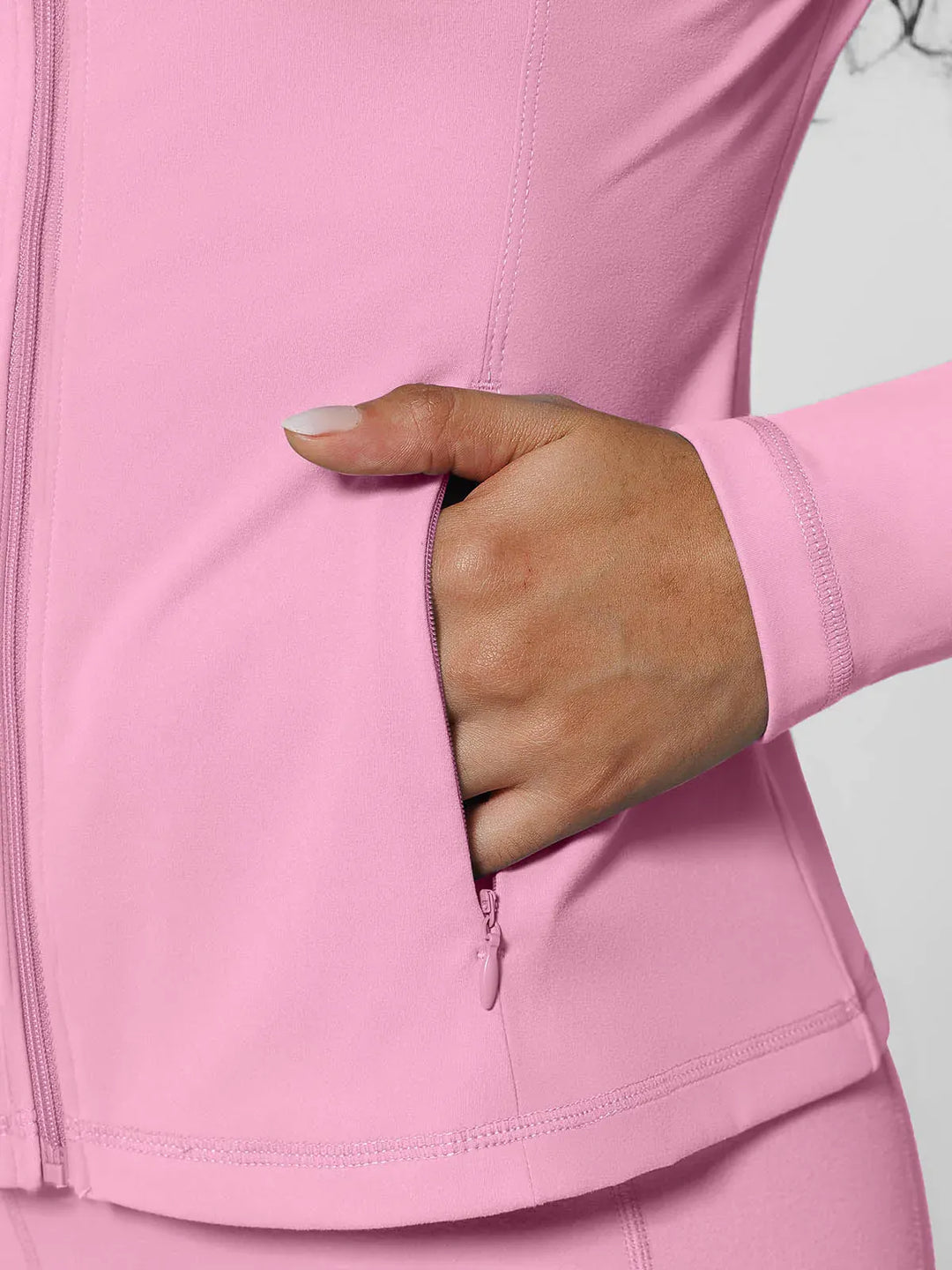 Athleisure Four Pockets Cropped Jacket