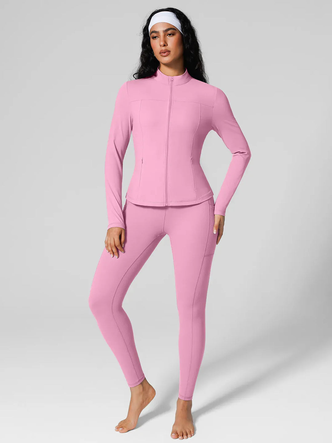 Athleisure Four Pockets Cropped Jacket