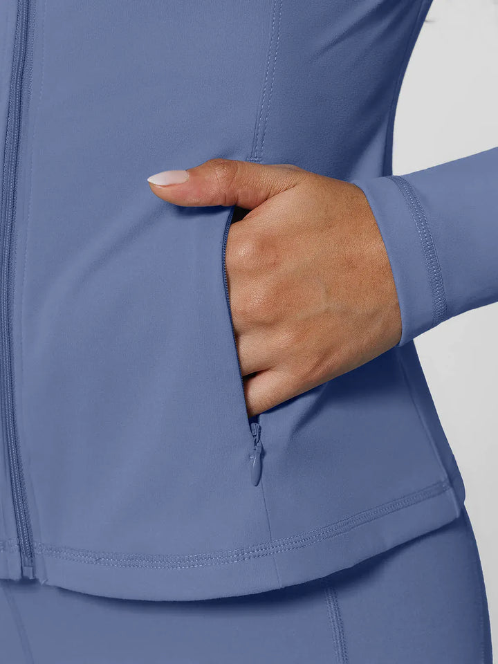 Athleisure Four Pockets Cropped Jacket