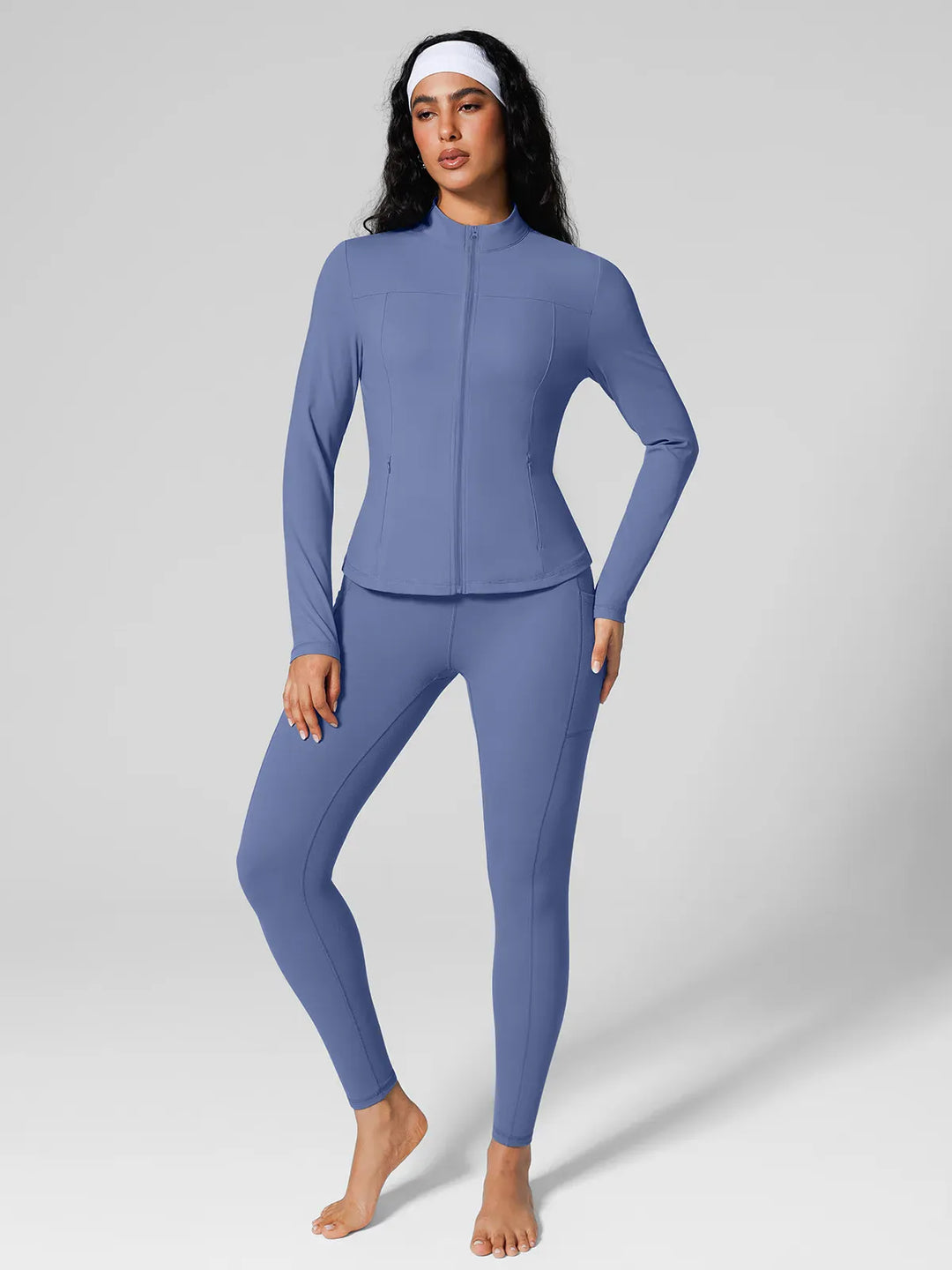 Athleisure Four Pockets Cropped Jacket